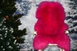 Öko Lammfell Pink Lady Echtes Kuschel Lammfell für Kinderzimmer 110cm